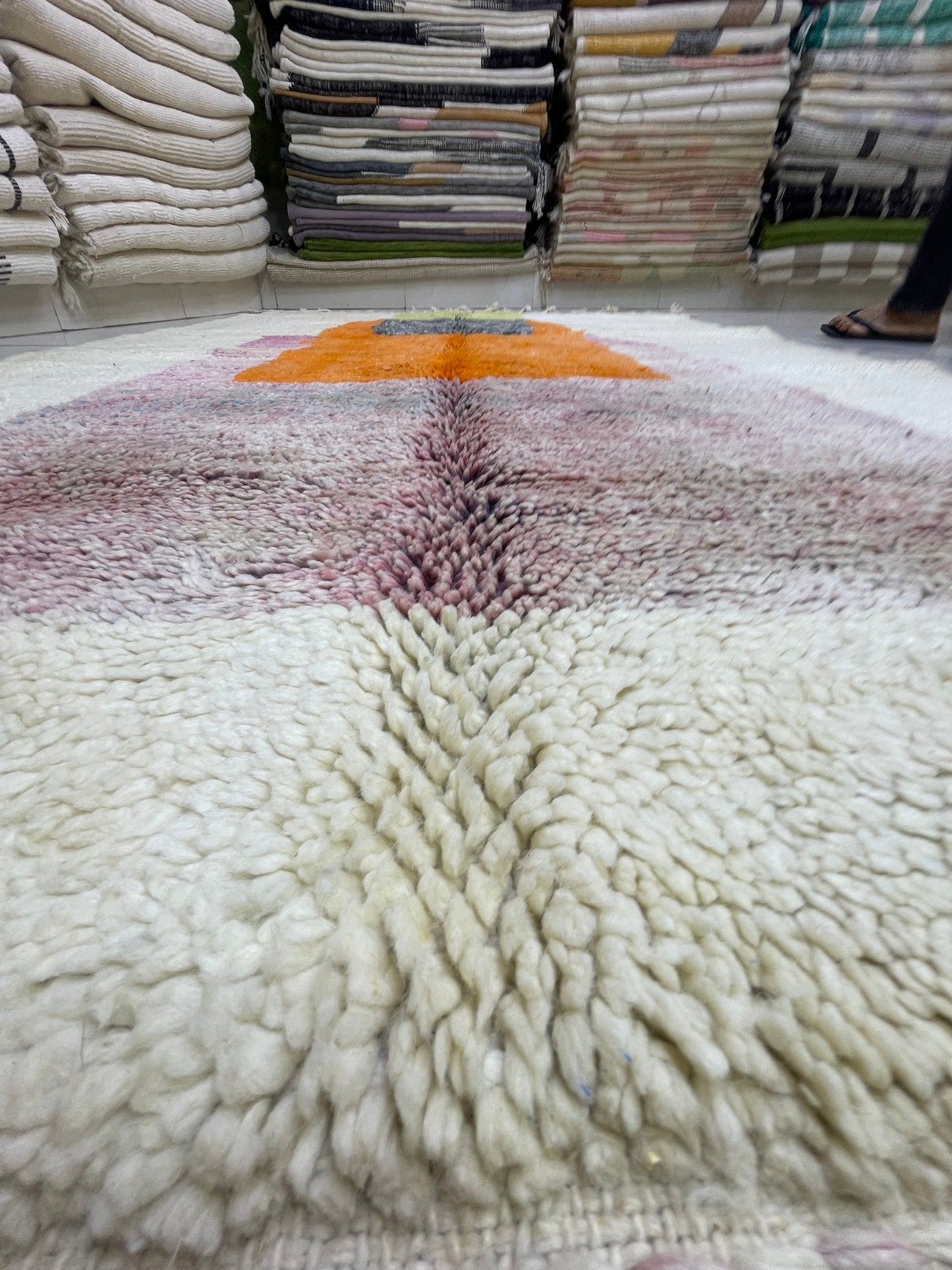 Veil Of The Sahara - 2x3m Boujaad Rug - Handmade 100% Natural Wool & Dyes