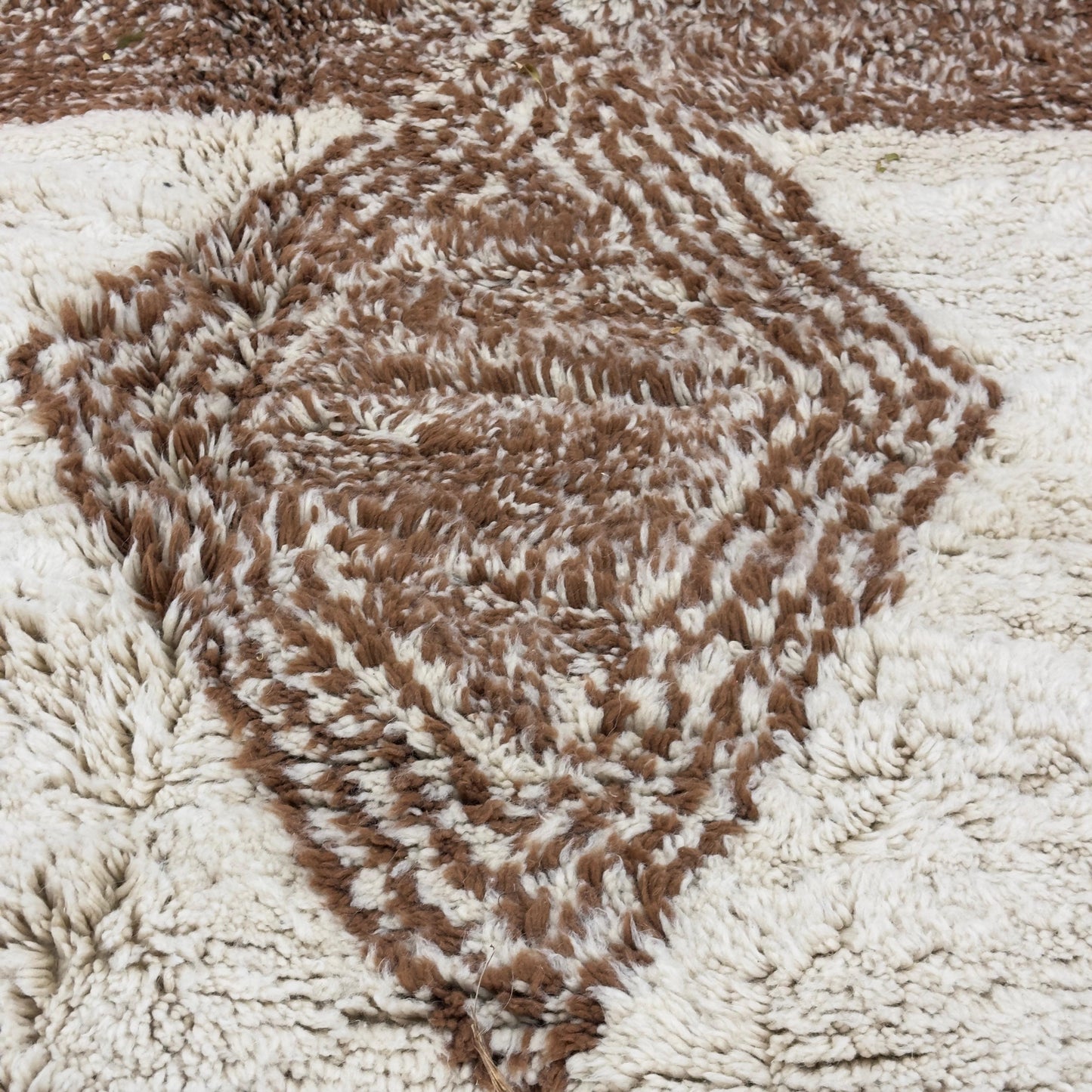 'Atlas Sun' 2x3 Metre Handwoven Beni Ourain Rug, 100% Natural Wool & Dyes