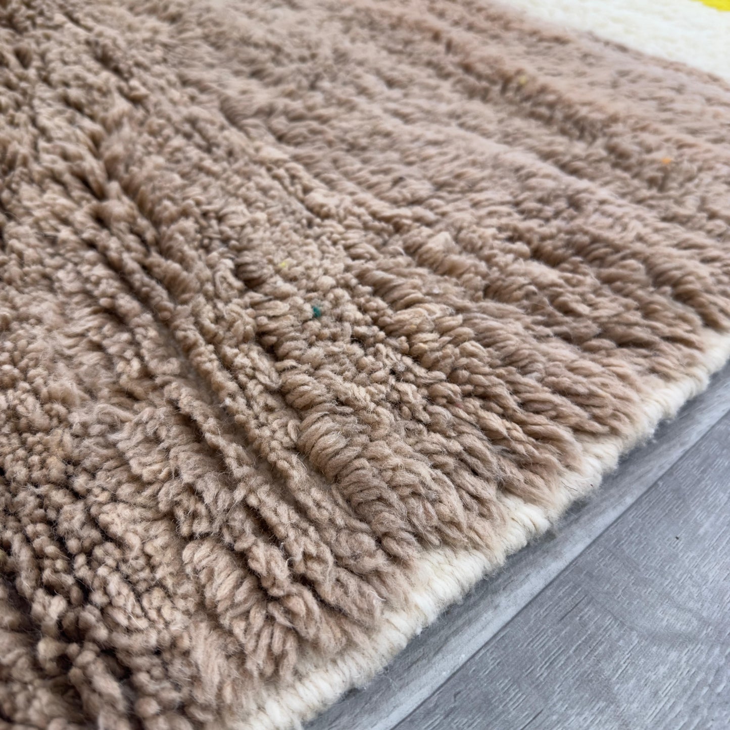 Modern Sunset Beni Ourain Rug – 2x3m | Moroccan Rug 100% Wool 100% Natural Dyes