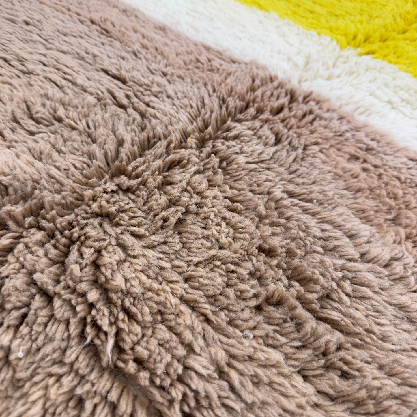 Modern Sunset Beni Ourain Rug – 2x3m | Moroccan Rug 100% Wool 100% Natural Dyes