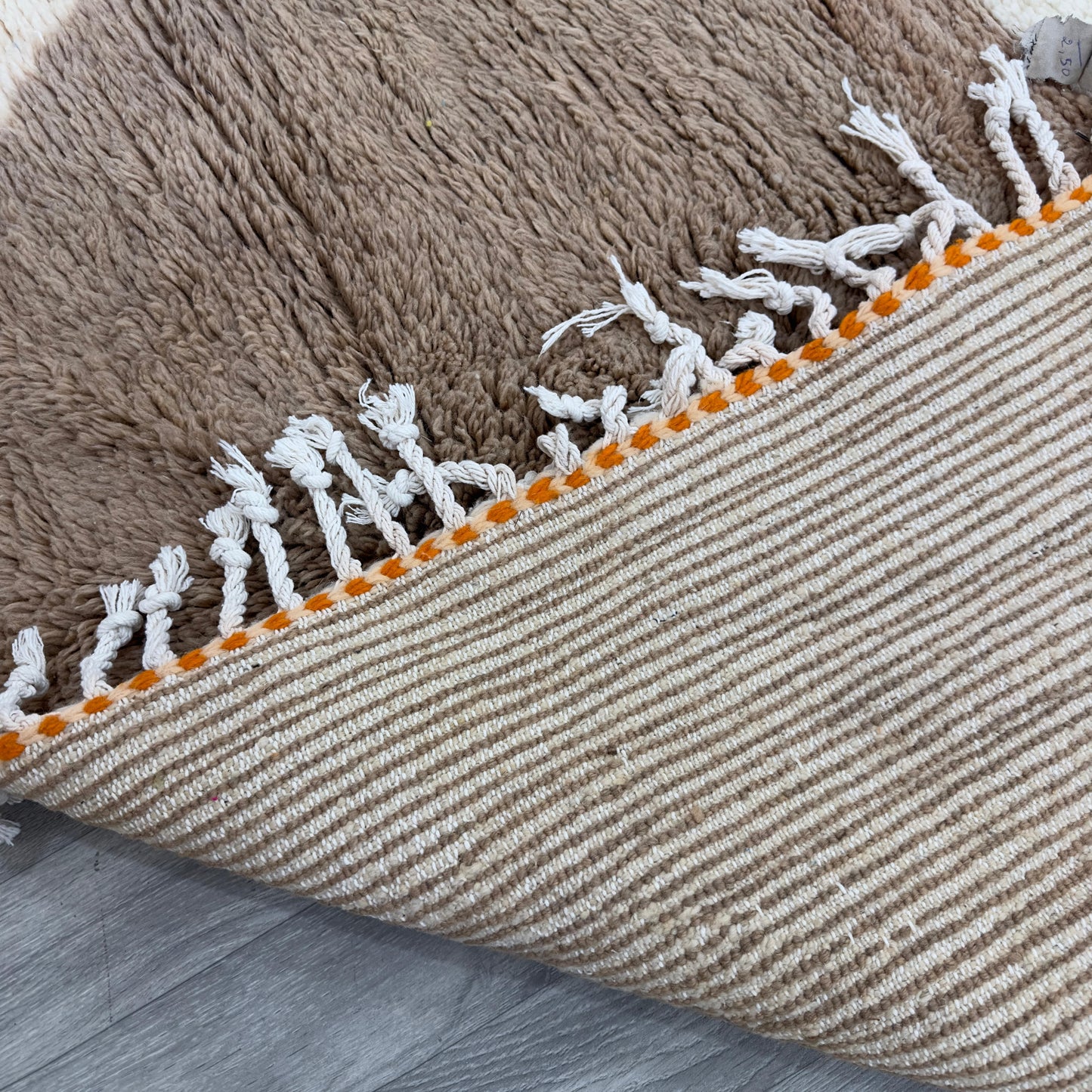 Modern Sunset Beni Ourain Rug – 2x3m | Moroccan Rug 100% Wool 100% Natural Dyes