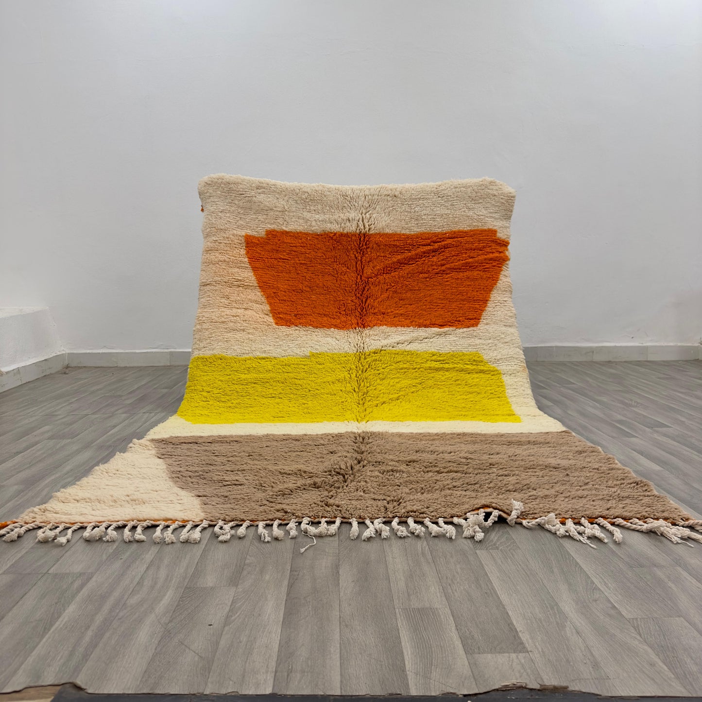 Modern Sunset Beni Ourain Rug – 2x3m | Moroccan Rug 100% Wool 100% Natural Dyes