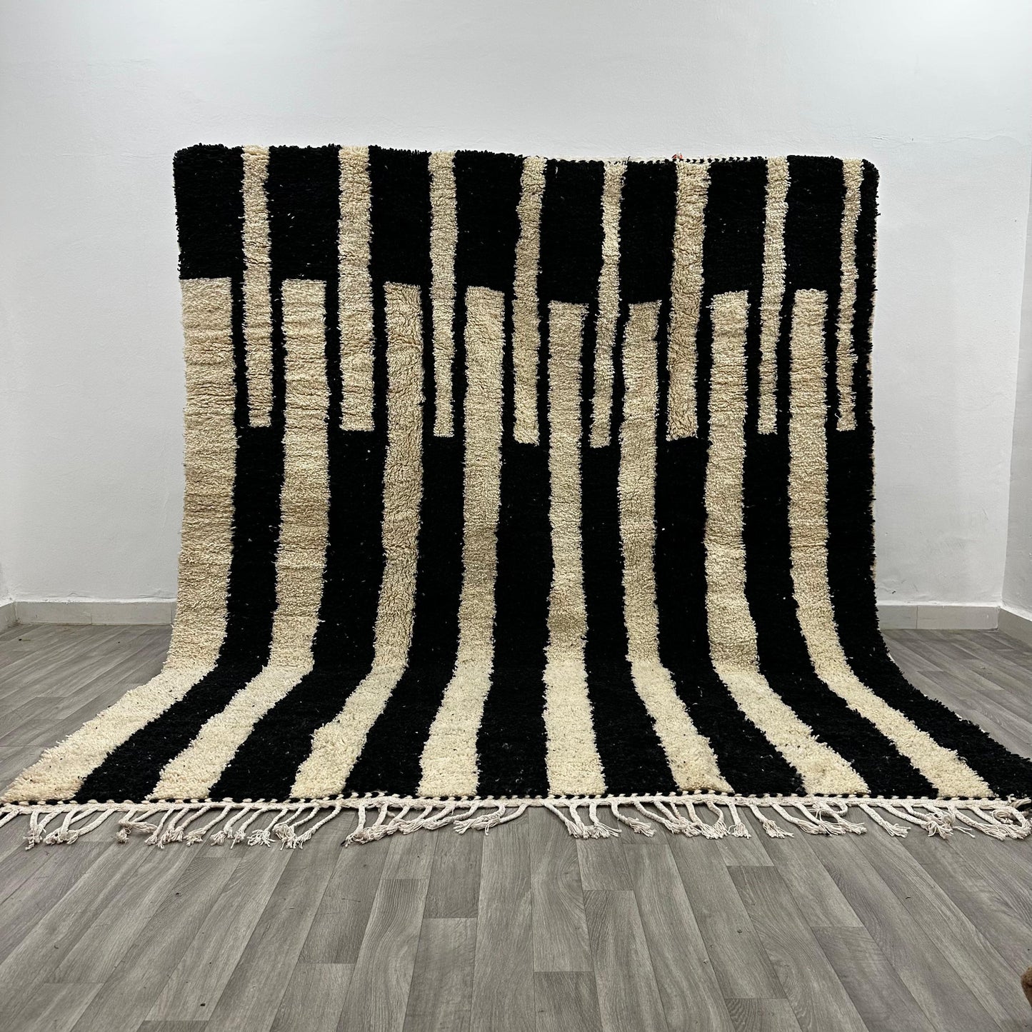 'Lunaire' Handmade Beni Ourain Rug, 100% Natural Wool, 100% Dyes - 2x3m