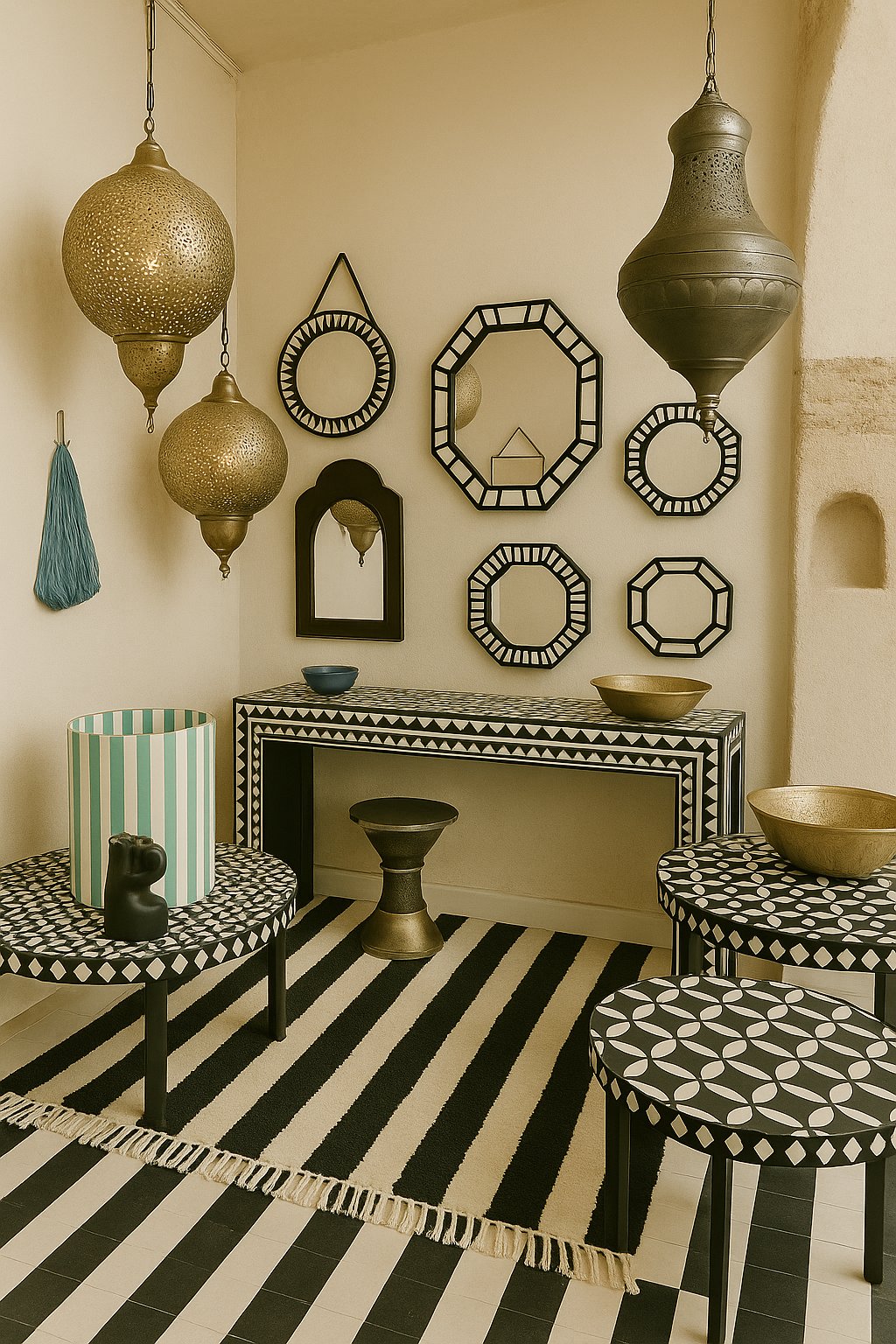 Custom Handmade Moroccan Furniture 100% Natural Materials