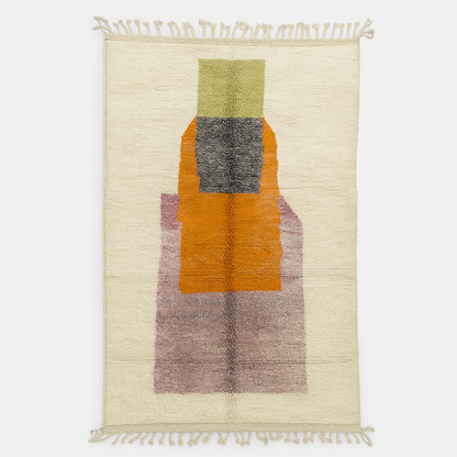 Veil Of The Sahara - 2x3m Boujaad Rug - Handmade 100% Natural Wool & Dyes