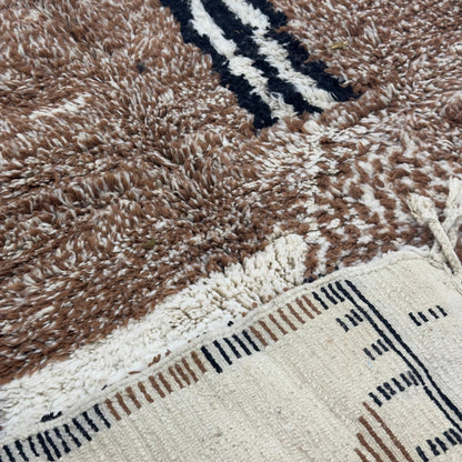 'Atlas Sun'  2x3 Metre Handwoven Beni Ourain Rug, 100% Natural Wool & Dyes