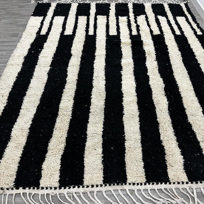 'Lunaire' Handmade Beni Ourain Rug, 100% Natural Wool, 100% Dyes - 2x3m