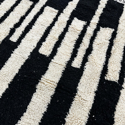 'Lunaire' Handmade Beni Ourain Rug, 100% Natural Wool, 100% Dyes - 2x3m