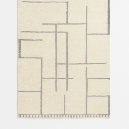 Whisper – Handwoven Beni Ourain Rug (2.75m x 1.65m) - 100% Natural Wool & Dyes